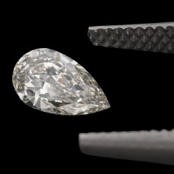 0.47 ct. Pear HRD certified natural diamond