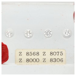 Lot of 7 Round Brilliant IGI certified natural diamonds