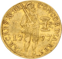 Gouden dukaat. West-Friesland. 1777. VF