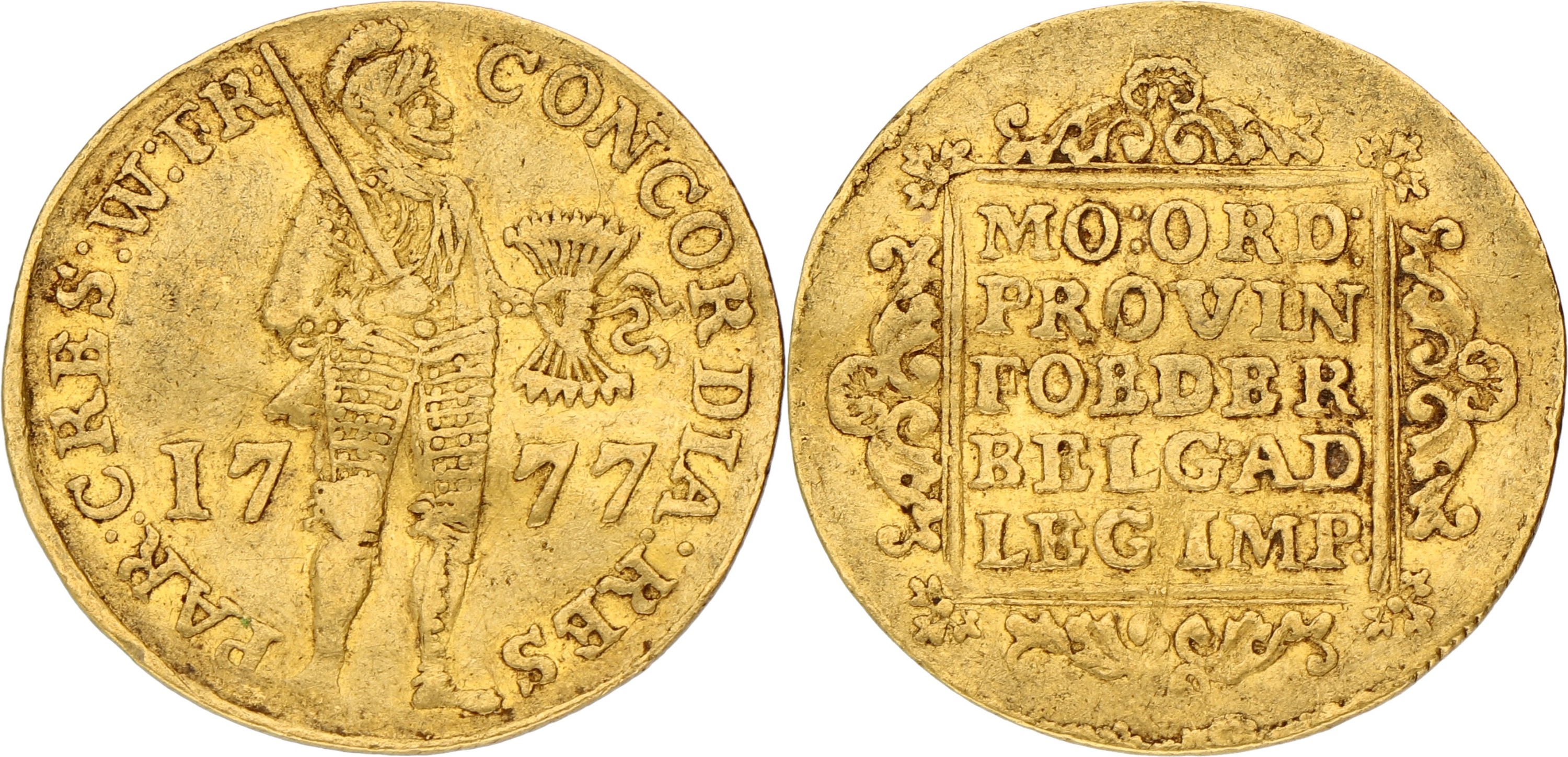 Gouden dukaat. West-Friesland. 1777. VF