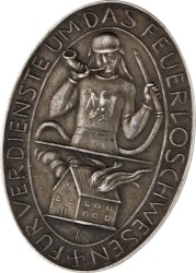 Germany. Third reich. ND (1934 - 1936). Verdienste um das Feuerlöschwesen. VF