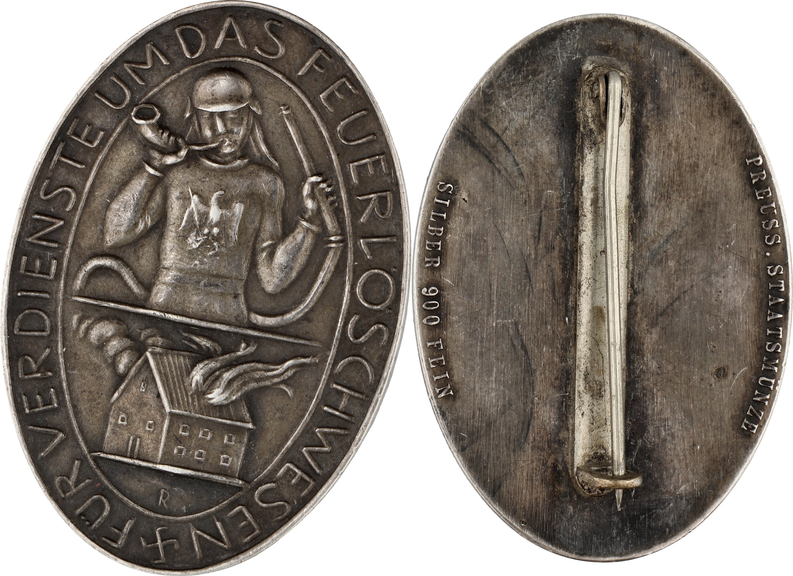 Germany. Third reich. ND (1934 - 1936). Verdienste um das Feuerlöschwesen. VF