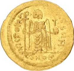 Byzantine Empire. Constantinople. Phocas. Solidus. ND (602 - 610 AD). F