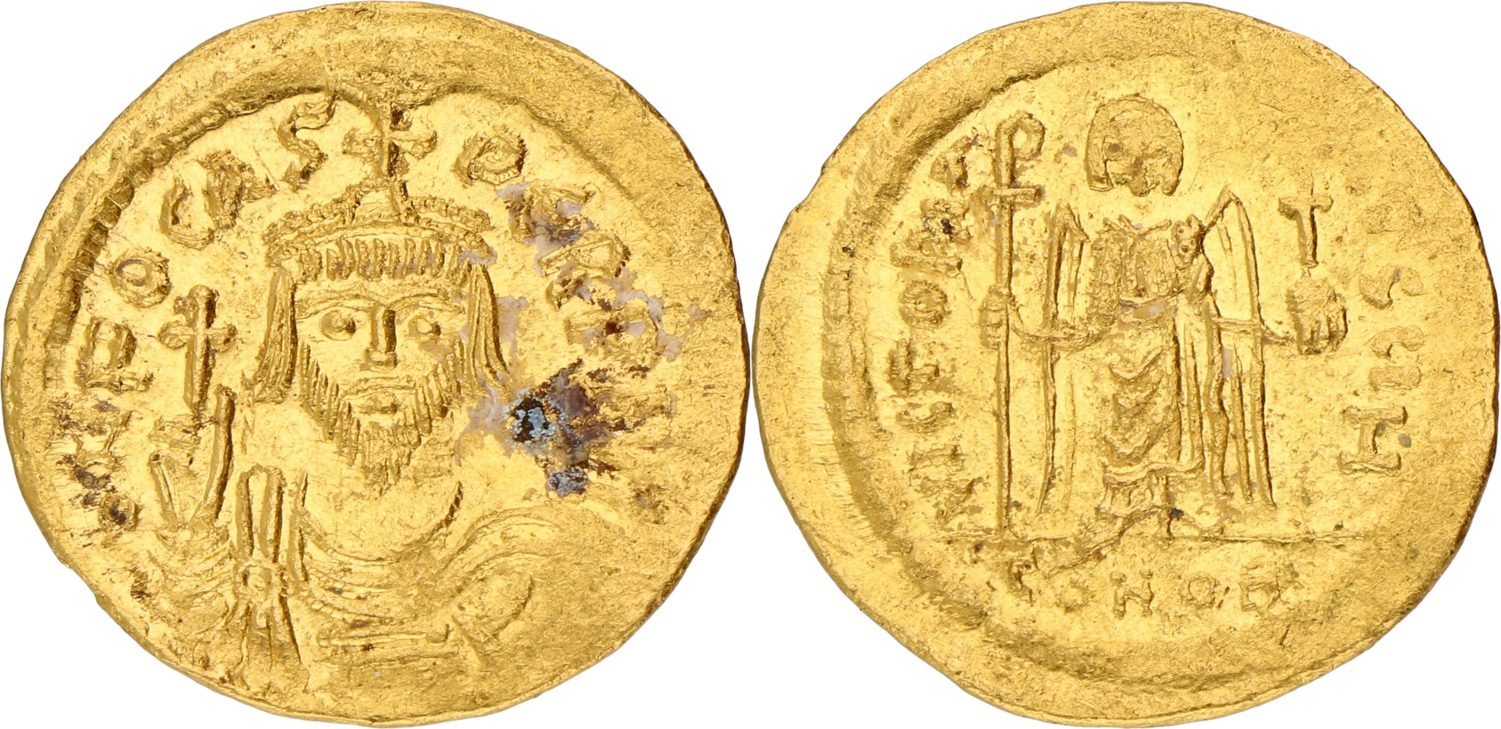 Byzantine Empire. Constantinople. Phocas. Solidus. ND (602 - 610 AD). F
