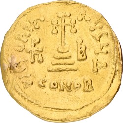 Byzantine Empire. Constantinople. Heraclius. Solidus. ND (610 - 641 AD). VF