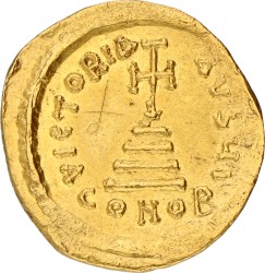 Byzantine Empire. Constantinople. Heraclius. Solidus. ND (610 - 641 AD). XF