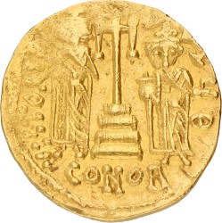 Byzantine Empire. Constantinople. Constans II & Constantinus IV. Solidus. ND (659-668 AD). VF