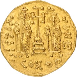 Byzantine Empire. Constantinople. Constantinus IV. Solidus. ND (668 - 685 AD). XF