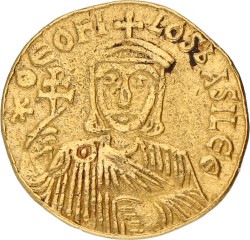 Byzantine Empire. Constantinople. Theophilus. Solidus. ND (829 - 842 AD). VF