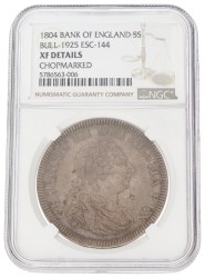 Great Britain. Bank of England. George III. Dollar. 1804. XF details