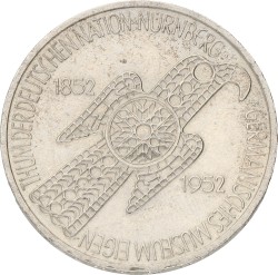 Germany. BRD. 5 Mark - Germanic museum. 1952 D. XF
