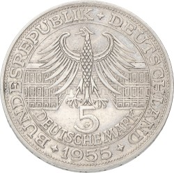 Germany. BRD. 5 Mark - Türkenlouis. 1955 G. XF