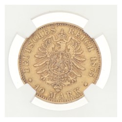 German states. Prussia. Wilhelm I. 20 Mark. 1875C. MS 63