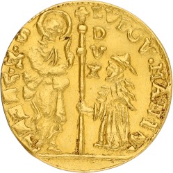 Italian states. Venice. Lodovico Manin. Zecchino. ND (1789 - 1797). VF