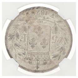 France. Second kingdom. Louis XVIII. 5 Francs. 1821 W. MS 62