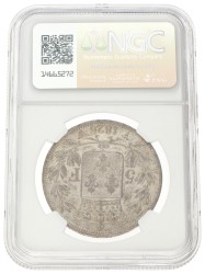 France. Second Kingdom. Charles X. 5 Francs. 1826 W. MS 61