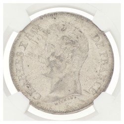 France. Second kingdom. Charles X. 5 France. 1825 W. MS 62