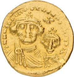 Byzantine Empire. Constantinople. Heraclius. Solidus. ND (610 - 641 AD). F