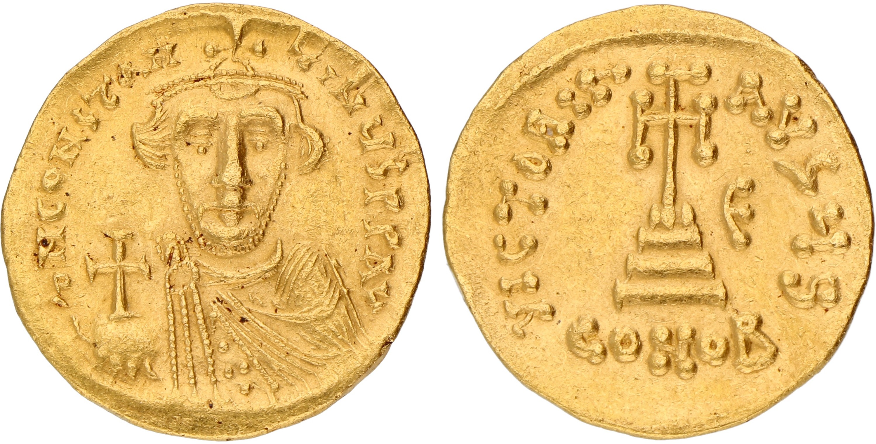 Byzantine Empire. Constantinople. Constans II. Solidus. ND (641 - 668 AD). VF