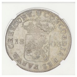 Zilveren Dukaat. Utrecht. 1803. MS 62.