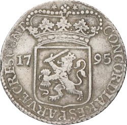 Zilveren dukaat. Zeeland. 1795. VF
