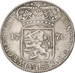 Zilveren dukaat. Zeeland. 1770. VF