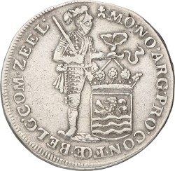 Zilveren dukaat. Zeeland. 1748. VF
