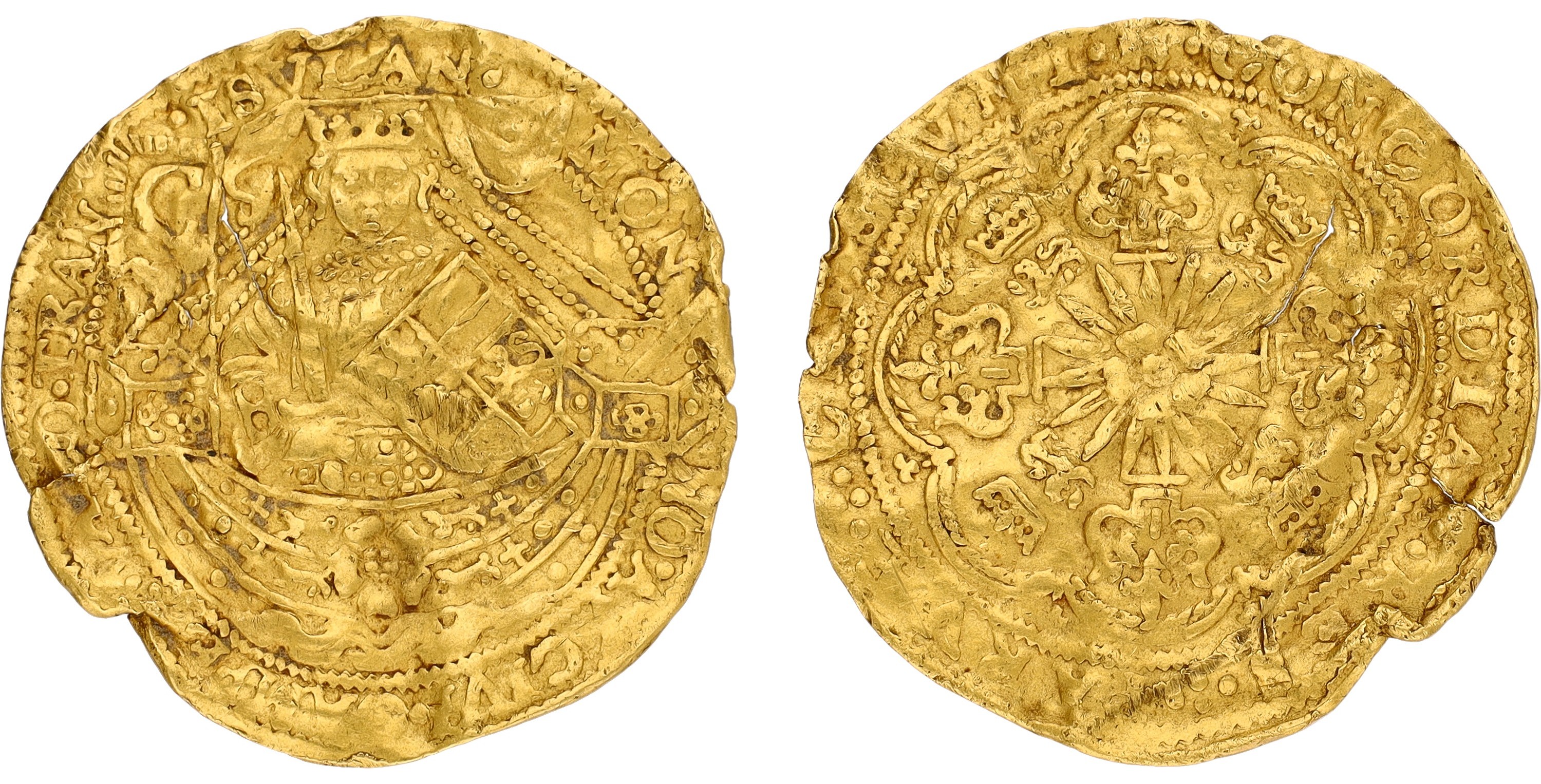Halve rozenobel. Kampen. ND (1600 - 1602). F