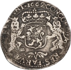 Halve dukaton. Friesland. 1662/0. VF -