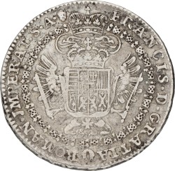 Kronenthaler. Brabant. Brussel. Maria Theresia. 1763. F +