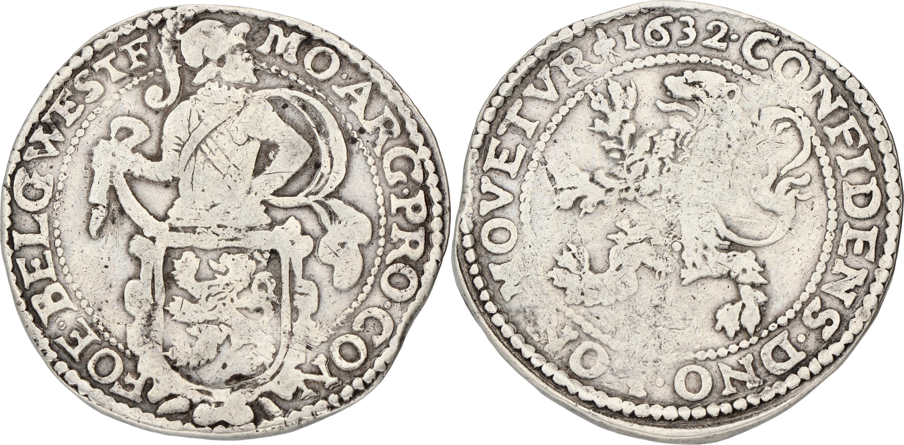 Leeuwendaalder op generaliteitsvoet. West-Friesland. 1632. F +