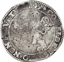 Leeuwendaalder op generaliteitsvoet. West-Friesland. 1649. F +