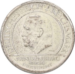 Germany. Weimar republic. 5 Mark - Weimar constitution. 1929. VF +