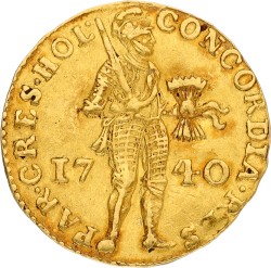 Gouden dukaat. Holland. 1740. VF
