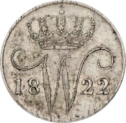 5 Cent. Willem I. 1822. VF.