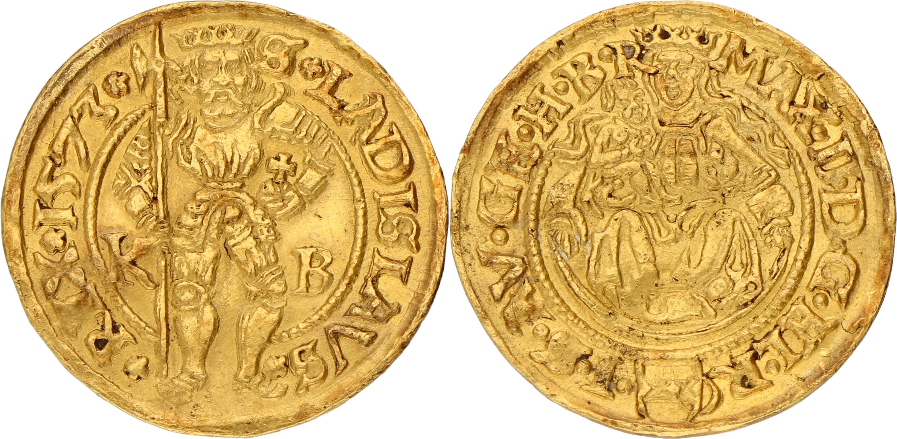 Goudwisselkantoor auction: Hungary. Maximilian I. Ducat. ND (1565 - 1576). VF +