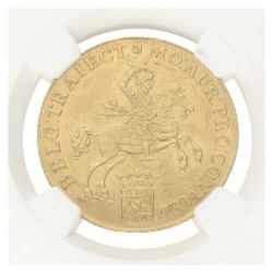 Gouden rijder van 14 gulden. Utrecht. 1751. AU 55