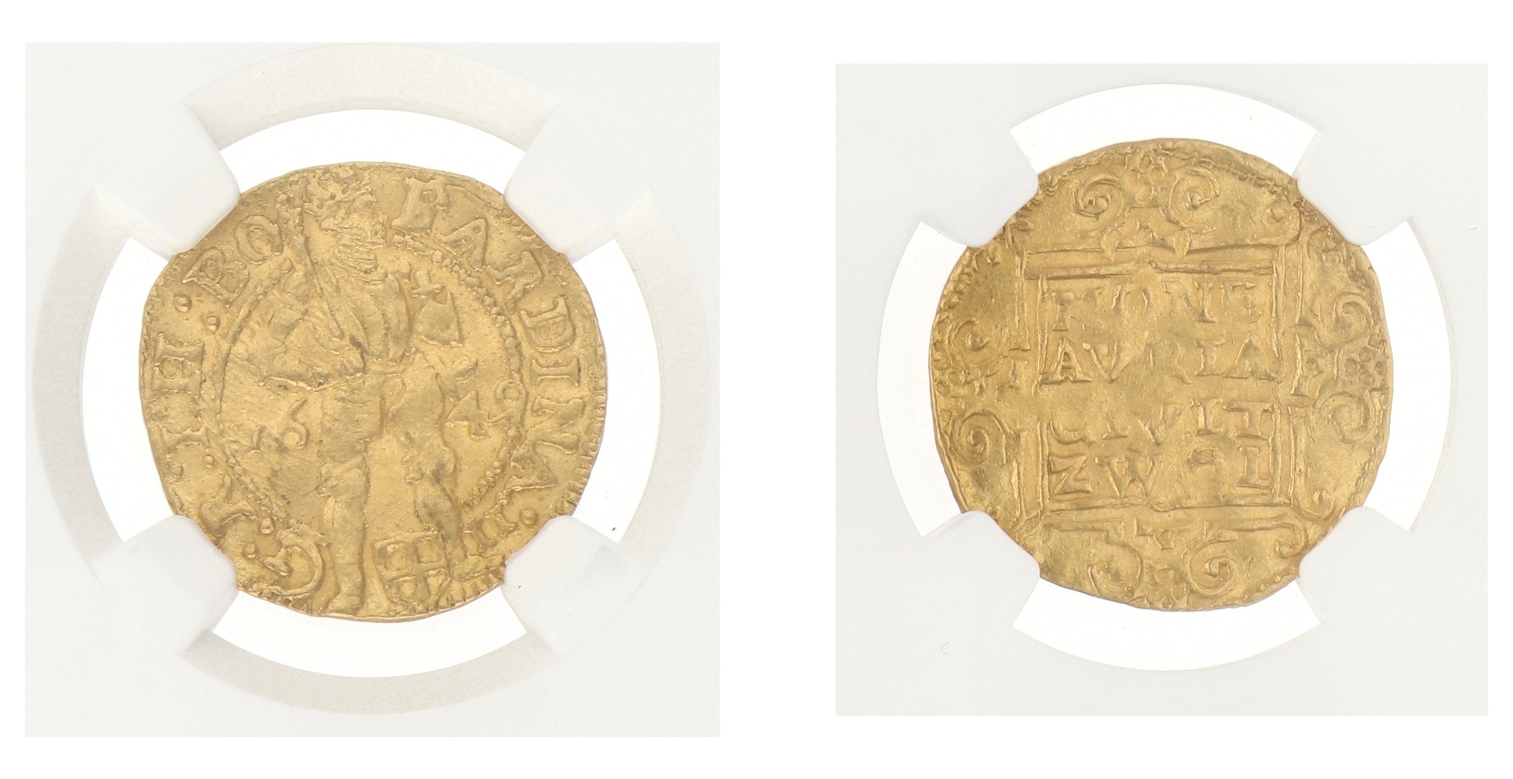 Gouden dukaat. Zwolle. 1649. MS 62