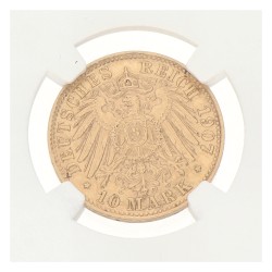 German states. Bremen. 10 Mark. 1907 J. MS 67