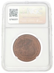 Belgium. Leopold I. 10 centimes - Mariage of the duke and duchess of Brabant. 1853 Large date. MS 64 RB