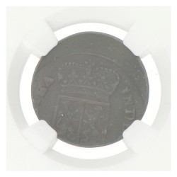 Duit - Mint error. Gelderland. 1788. AU details