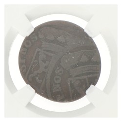 Duit - Mint error. Gelderland. 1757. VF details