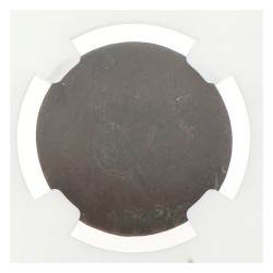 Duit - Mint error. V.O.C. (Gelderland). 1786. AU details