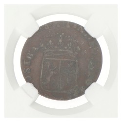 Duit - Mint error. V.O.C. (Gelderland). 1786. AU details