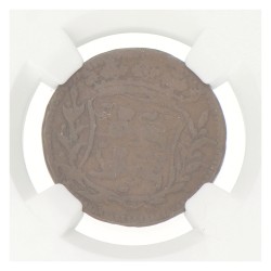 Duit - Mint error. V.O.C. (West-Friesland). ND (1780). VF 30 BN