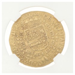 Dubbele soeverein. Brabant. Antwerpen. Philip IV. 1639. UNC details