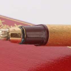 Cartier ballpoint pen verguld.
