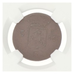 Achtste stuiver of Duit. Nederlands-Indië. 1808. AU 58 BN