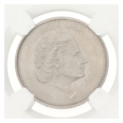 1 Gulden. OBV/REV struck through. Juliana. 1967