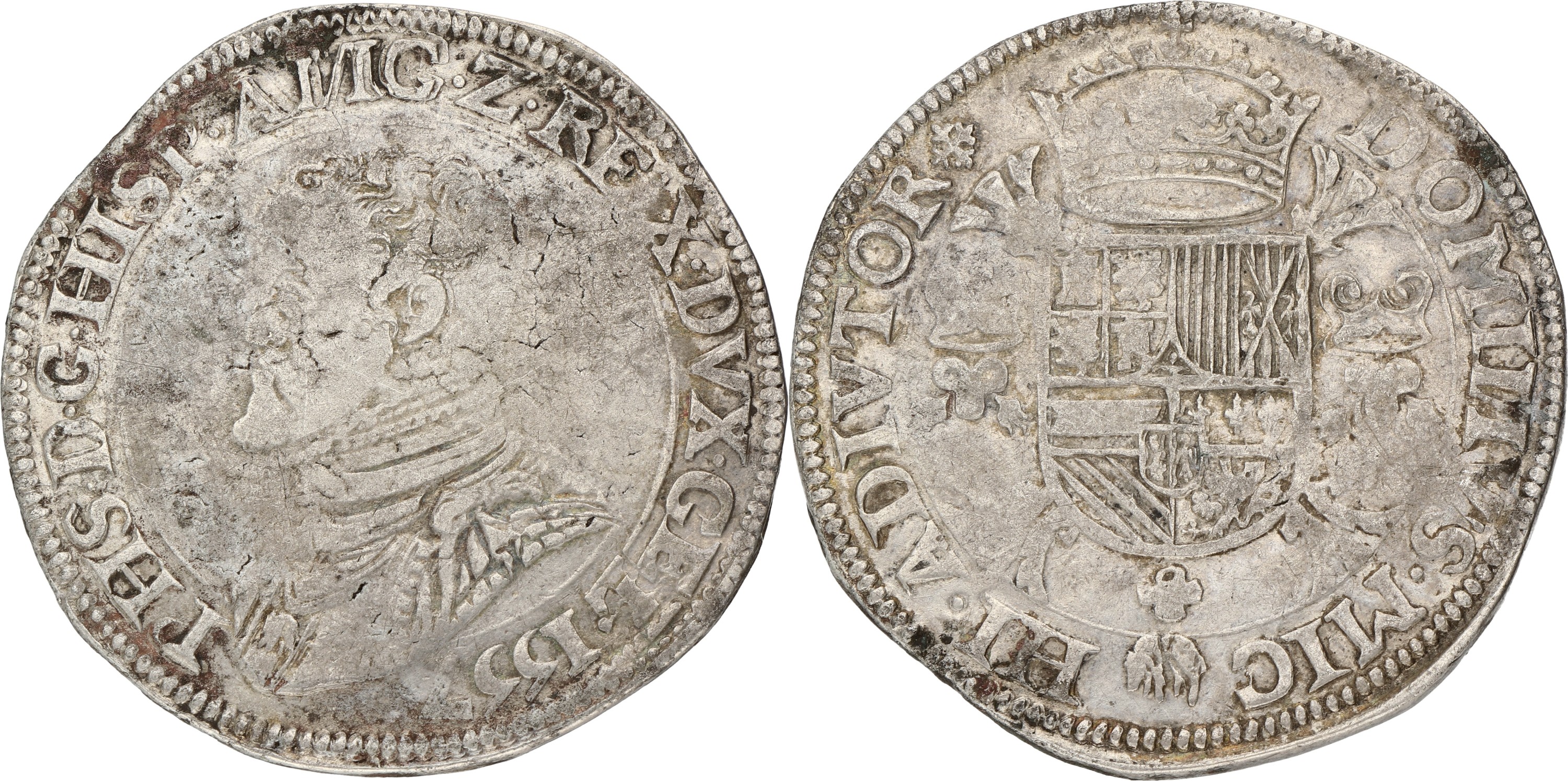 Philipsdaalder. Gelderland. Philips II. 1557. VF